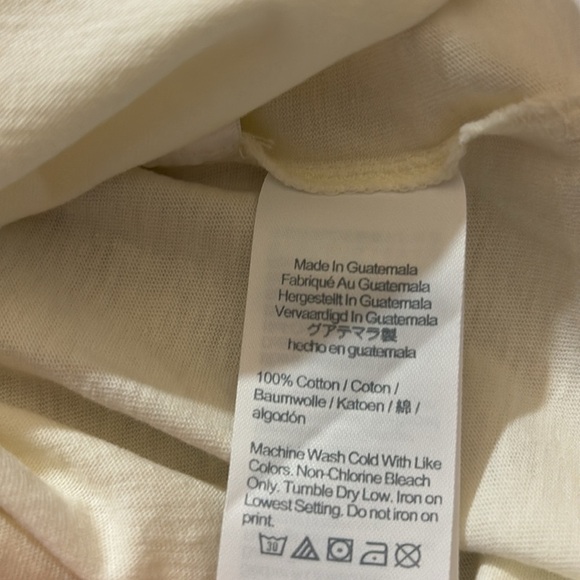 NWT J. CREW Broken In Jersey West Side Tennis League Cropped Tee sz XXS - Picture 8 of 9